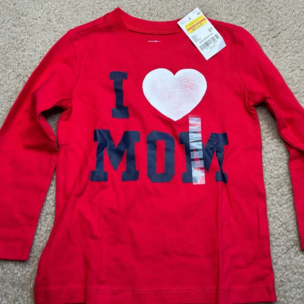 Carter's Toddler Graphic Long Sleeve Tee 2T